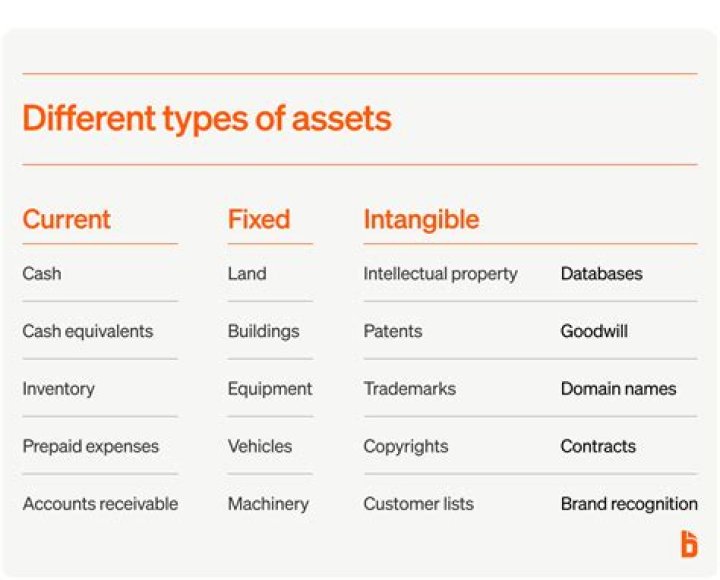 Are assets that do not have physical existence owned by the business?