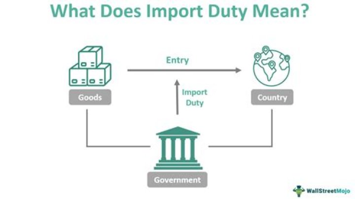 Are import duties taxable?
