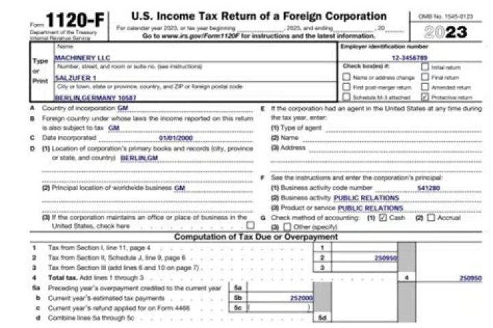 Can 1120H be filed electronically?