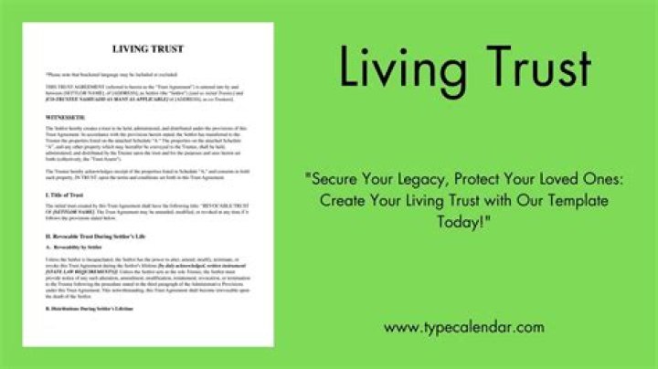 Can a living trust make a gift?