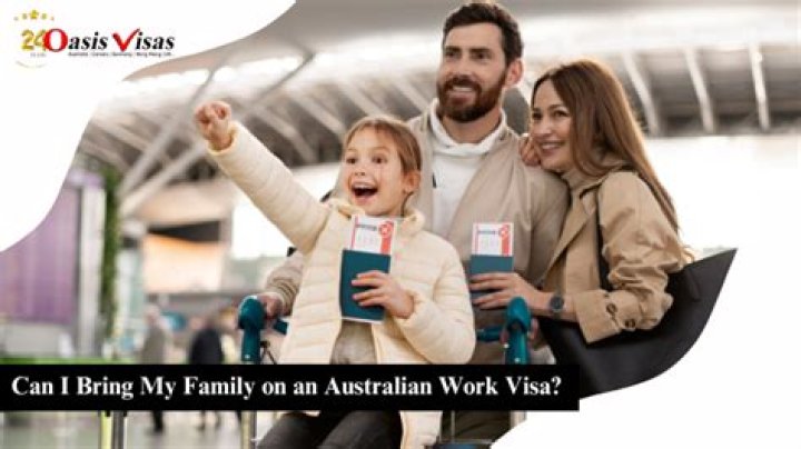 Can I bring my family to USA on work visa?