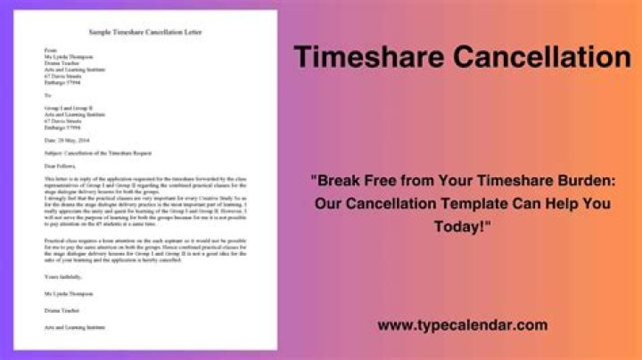 Can I cancel my timeshare myself?