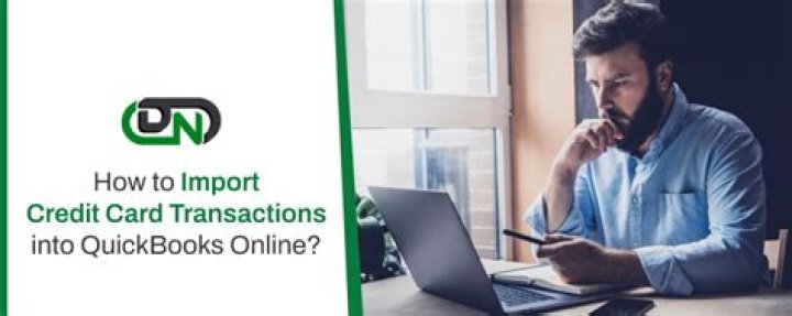 Can I import credit card transactions into QuickBooks Online?