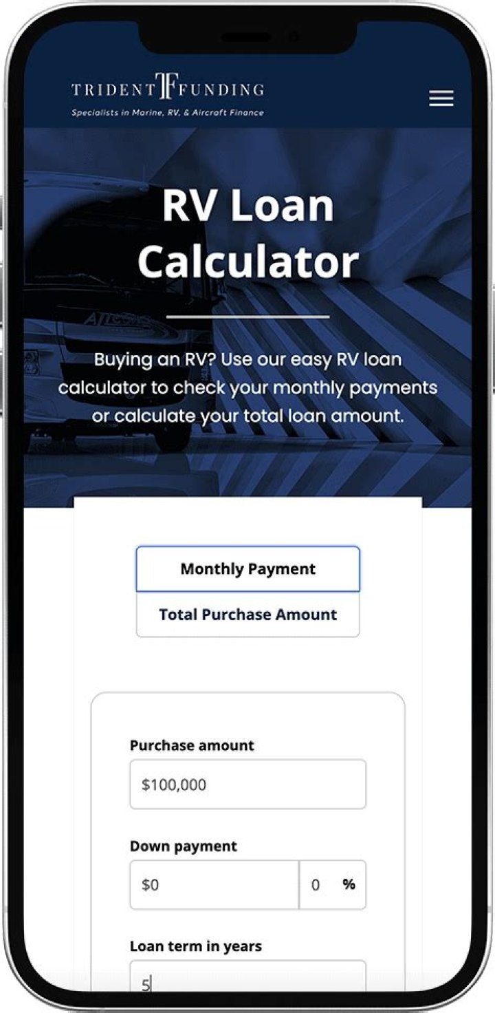 Can you claim interest on RV loan?