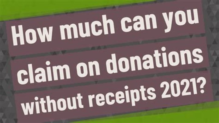Can you claim previous years donations?