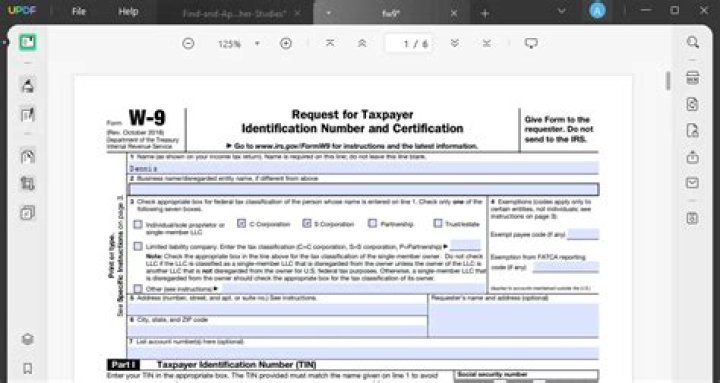 Do individuals need to fill out a W-9?