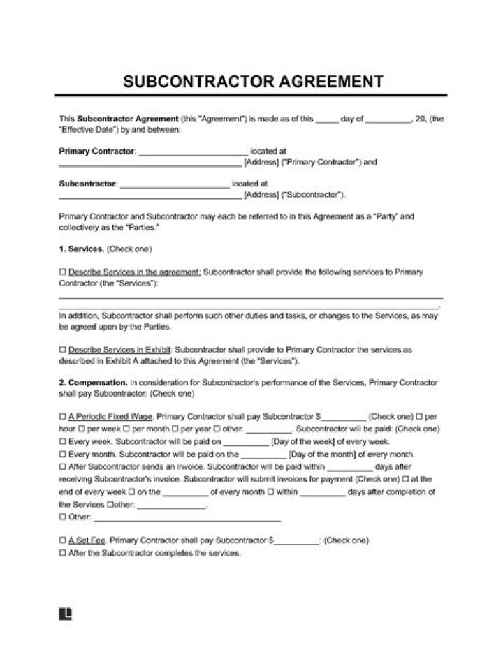 Do subcontractors get a 1099?