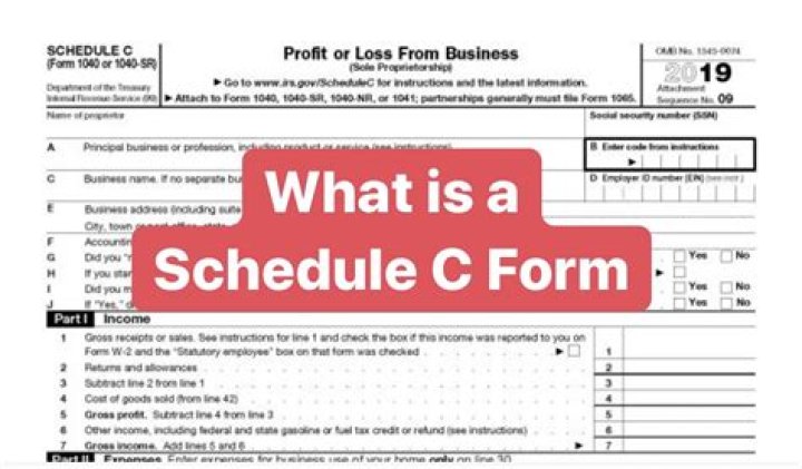 Does a 1040 have a Schedule C?