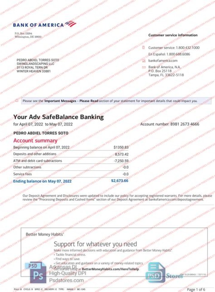 Does bank of America send 1099?