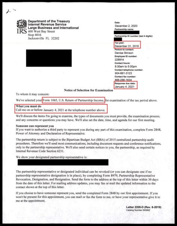 Does the IRS audit partnerships?