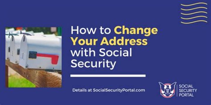 How do I change my address for Social Security by phone?