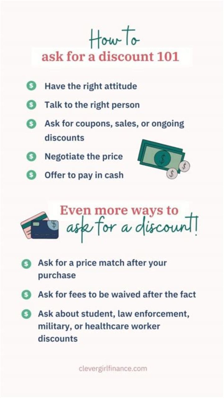 How do you ask for a discount from a vendor?