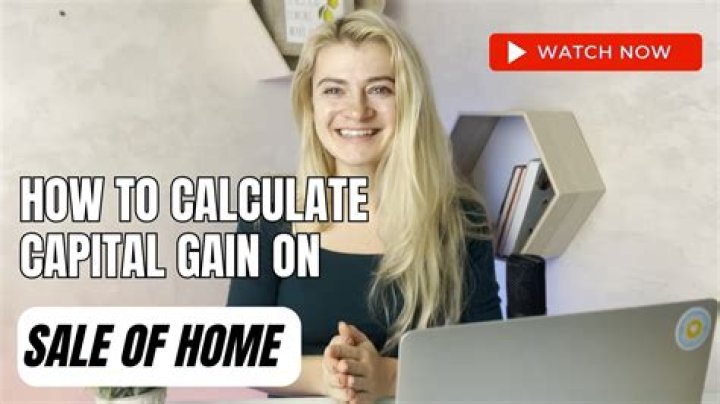 How do you calculate capital gains on sale of assets?