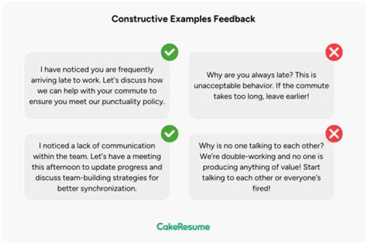 How do you politely provide feedback?