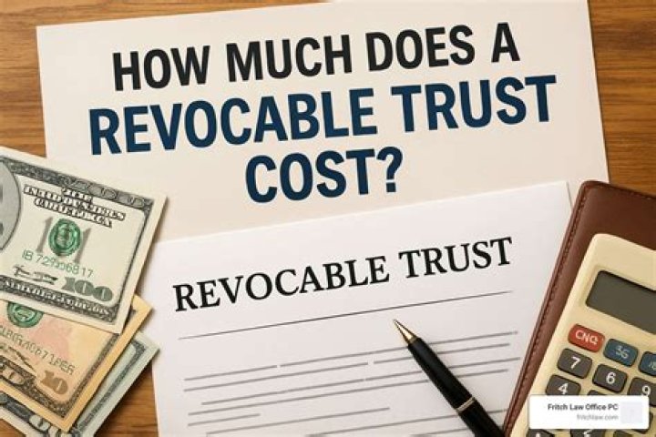 How much does an estate trust cost?