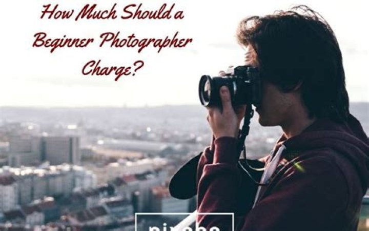 How much should I charge as a beginner photographer?