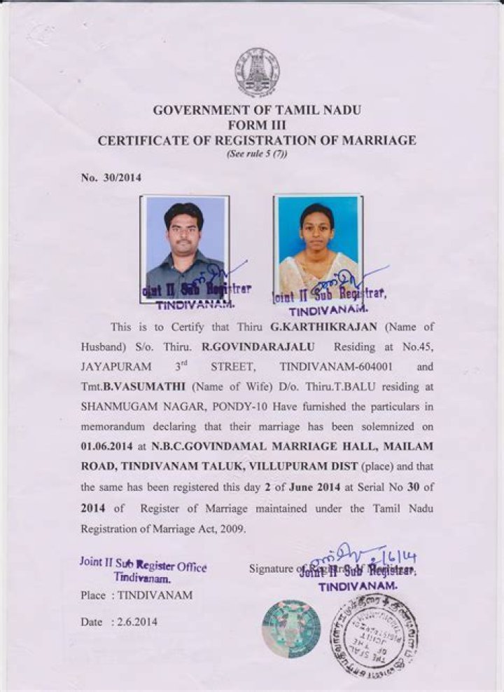 Is an unregistered marriage valid?