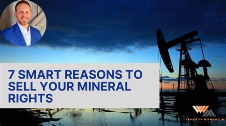 Is it smart to sell your mineral rights?