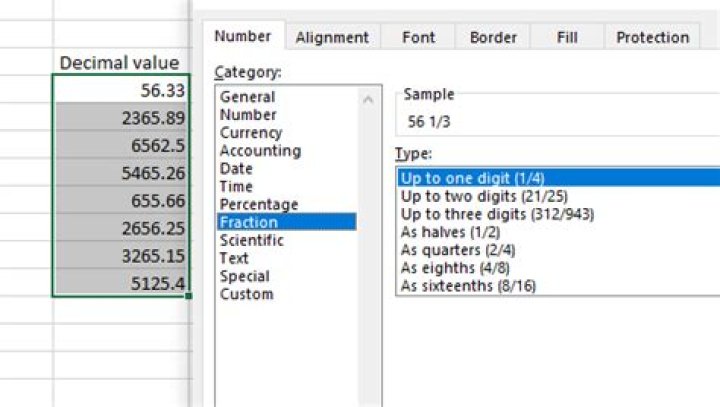 Is number a data type in Excel?
