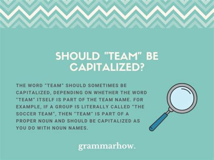 Should executive team be capitalized?