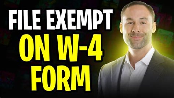 Should I check exempt on w4?