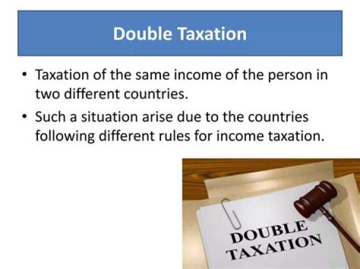 What constitutes a double taxation is it permitted?