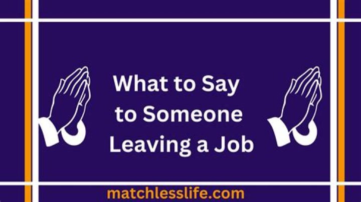 What do you say to someone starting a new job?