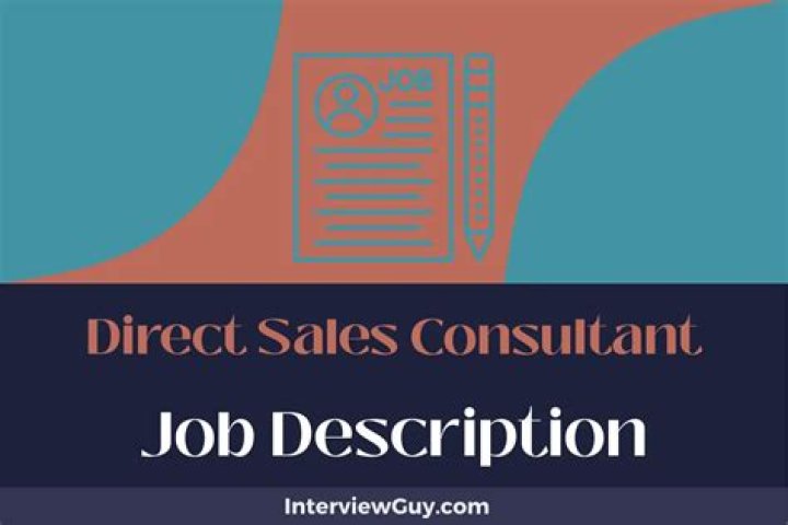 What does a direct sales consultant do?