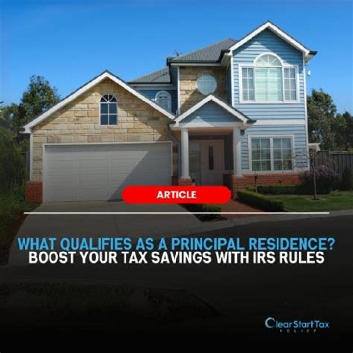 What does it mean to purchase your principal residence?