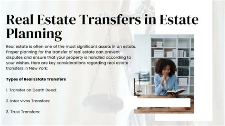 What does real estate transfers mean?