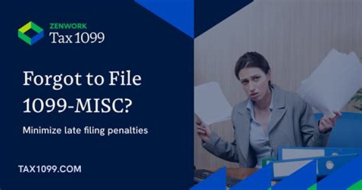What happens if you forgot to file a 1099 Misc?
