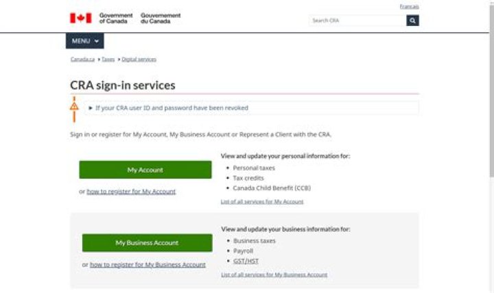 What information does CRA ask for?