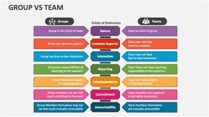 What is a group vs team?