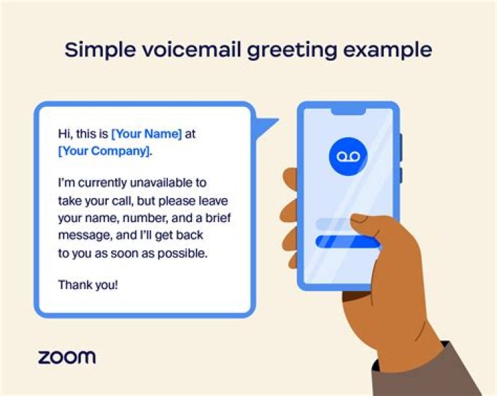 What is a professional voice mail greeting?