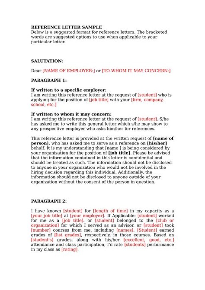 What is a written reference?