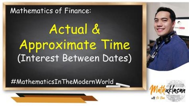 What is actual and approximate time in math?