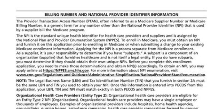 What is Medicare Form 855B?