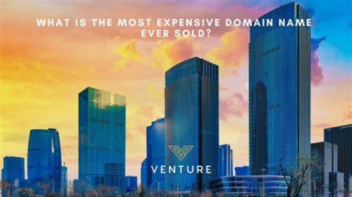What is the most expensive domain name ever sold?