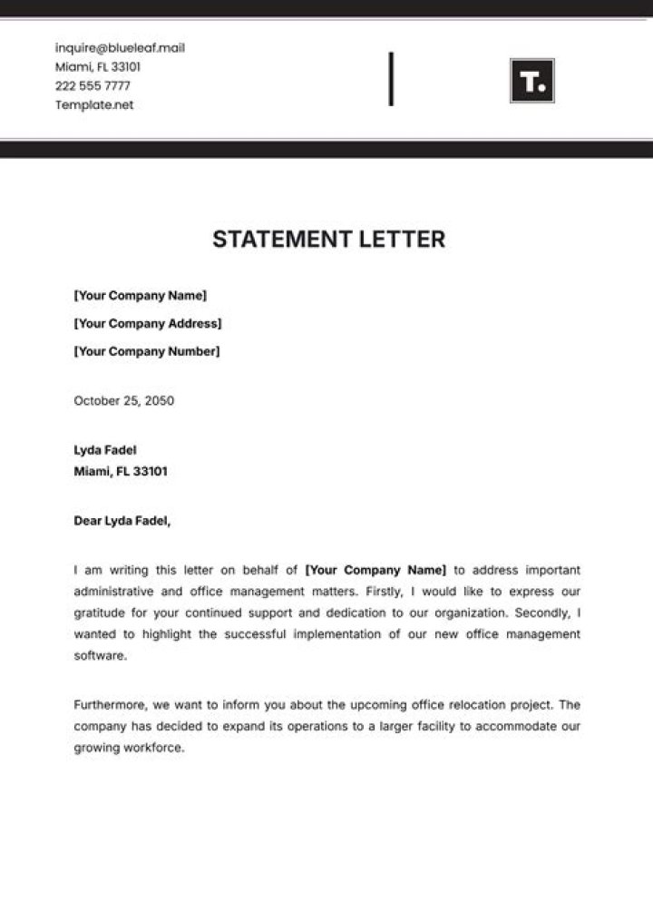 When additional written statement can be filed?